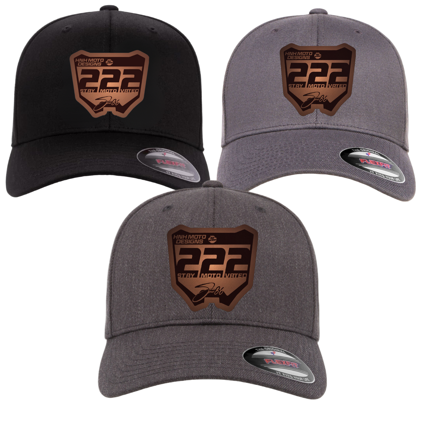 HnH Moto Leather Patch Limited Edition Snapback