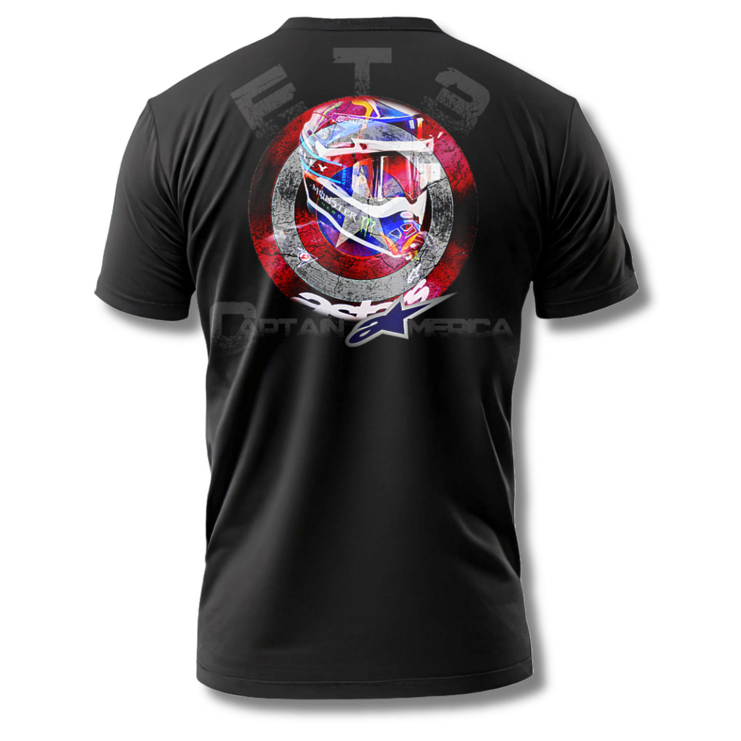 Captain ET3 America Tee White