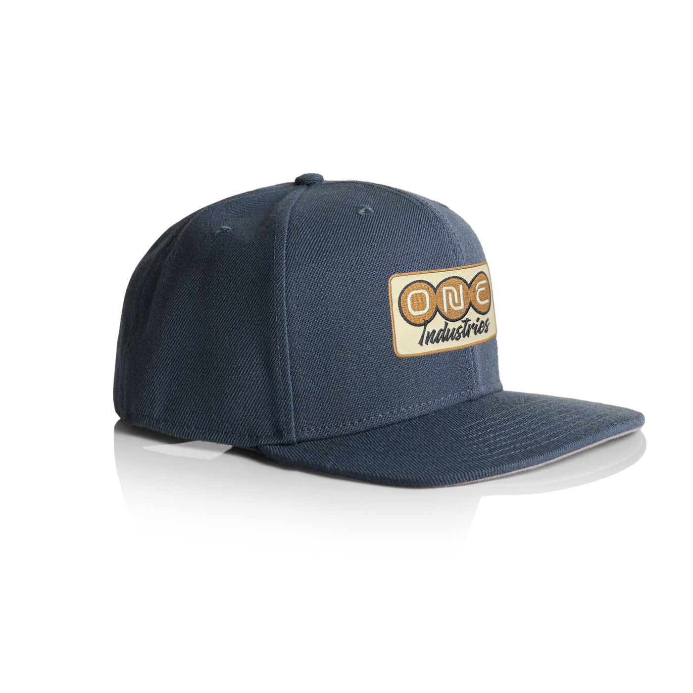 ONE IND HAT PATCH PETROL BLUE