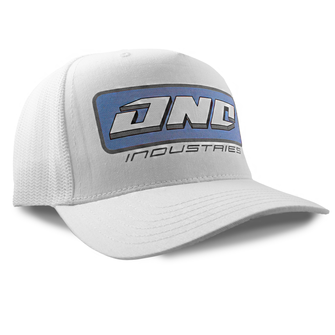 ONE IND TRUCKER HAT BLOCK WHT