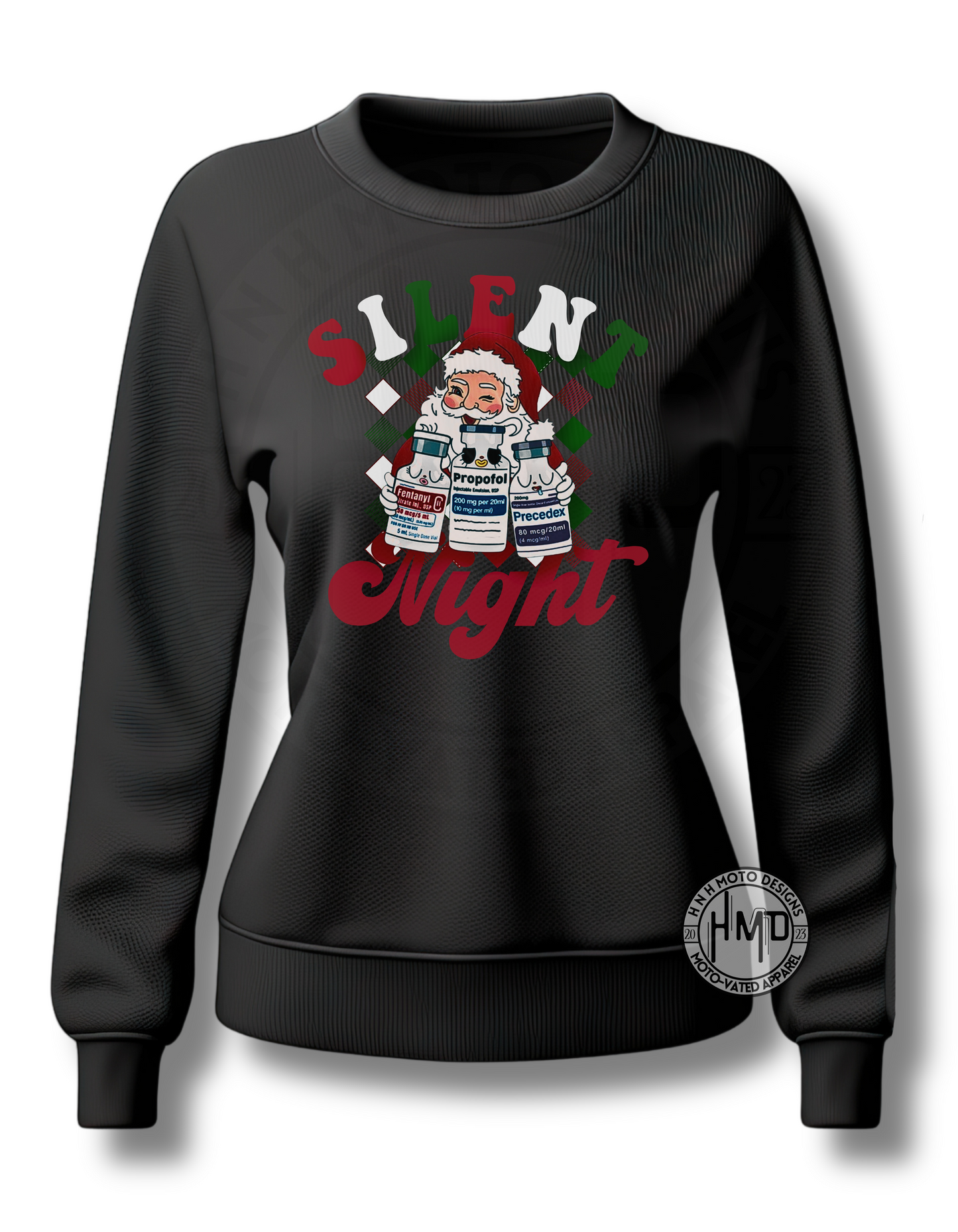 Silent Night (Nurse Edition) CREW SWEATSHIRT