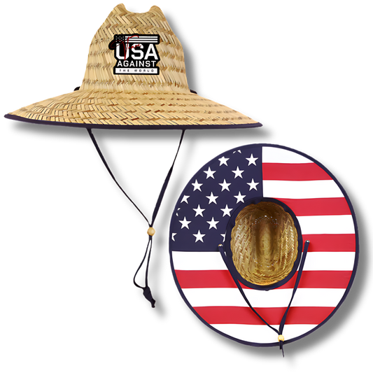 USA Against The World Straw Hat