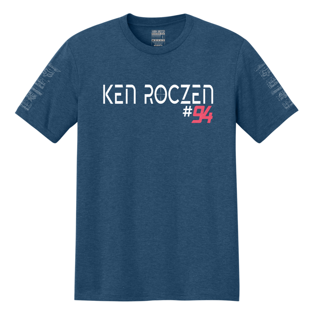#94 Blue Print T-shirt