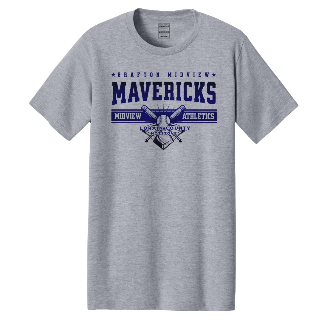 MAVERICK’S CLASSIC GREY TEE