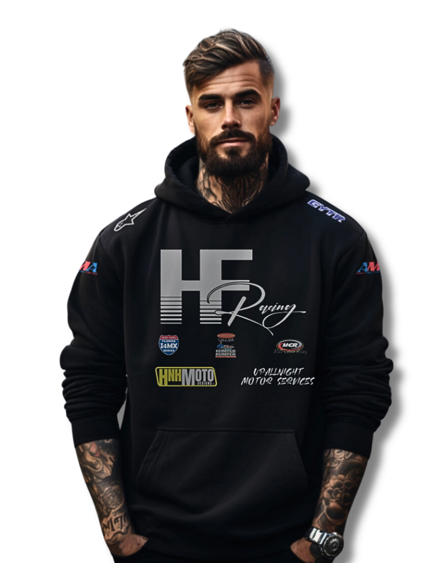 Hansen Family Racing Black Softshell Hoodie