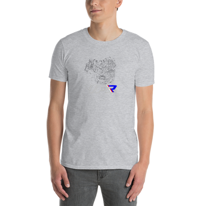 Kurzärmliges Unisex-T-Shirt