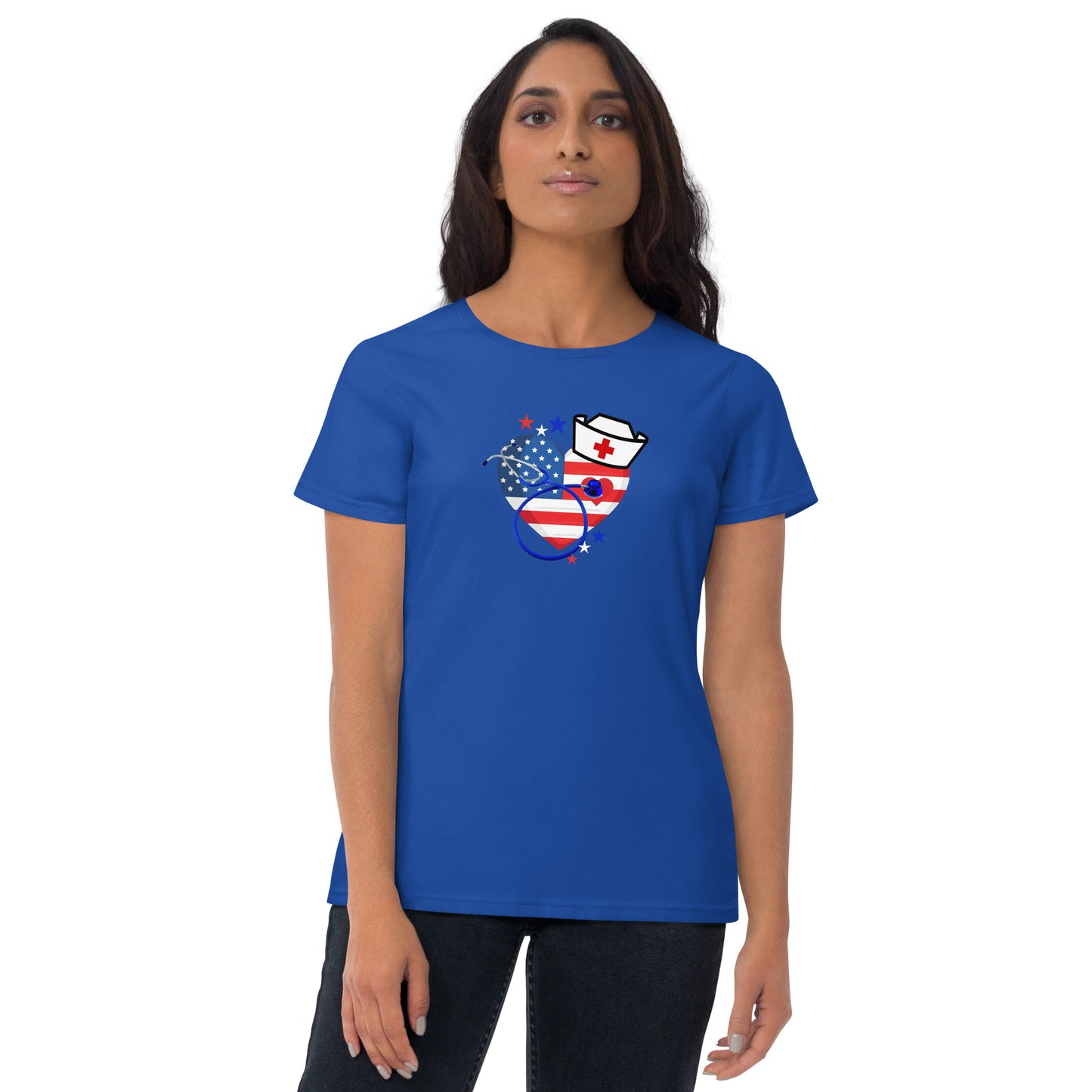 American Heart Nurse-Shirt für Damen